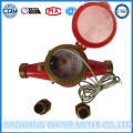 Multi Jet Dry Dial Pulse Output Water Meter Dn15mm
